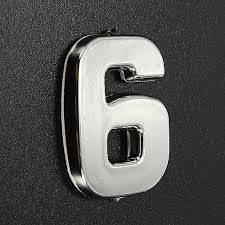 Sticker 3D - sign 6