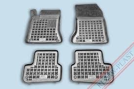 Rubber floor mats set Mercedes-Benz B W246 (2011-2018) with edges