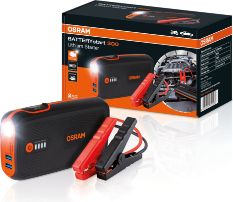 Portable Battery Jump Starter 13000mAh, 12V