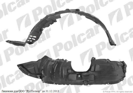 Front inner fender Mazda 5 (2005-2008), right