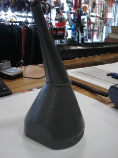 Funnel with angle