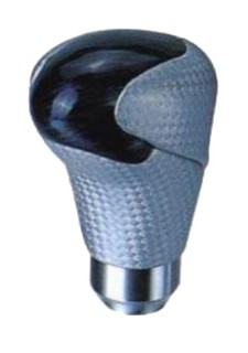 Gearbox knob, black/silver