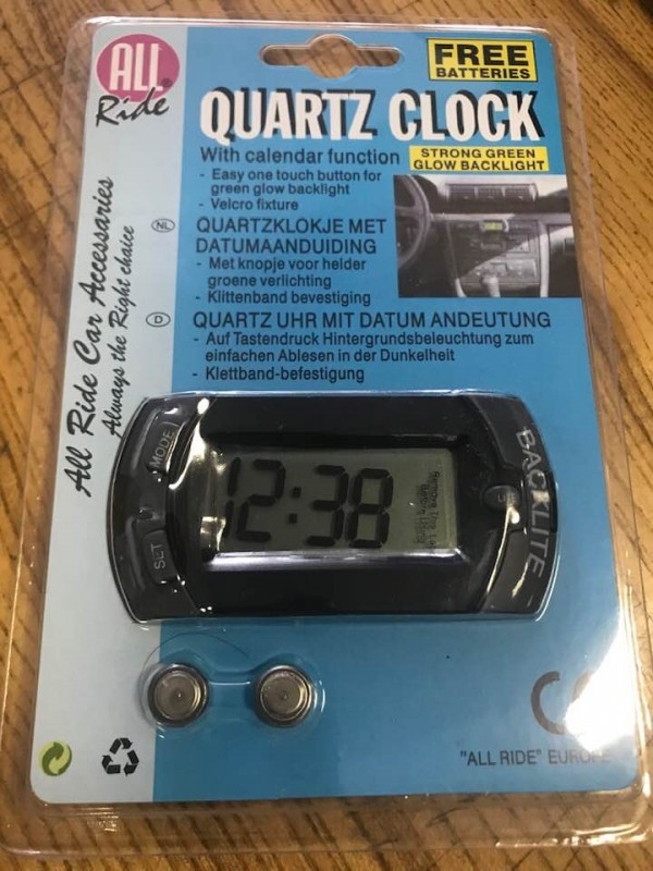 Car watch (with batteries)