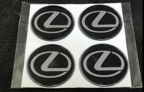 ALLOY WHEEL TRIM CENTRE CAP DECAL LOGO Lexus, diam.64mm 