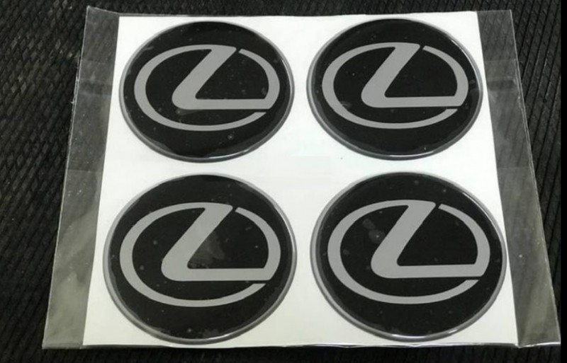 ALLOY WHEEL TRIM CENTRE CAP DECAL LOGO Lexus, diam.64mm 