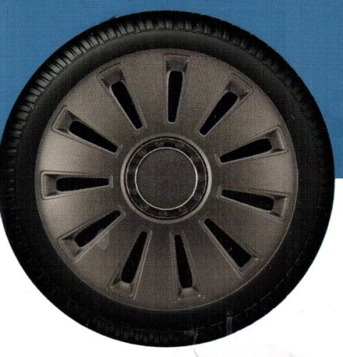 Wheel cover set  SILVERSTONE BLACK, 15