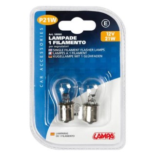 Set of bulbs P21W, 12V, 21W 
