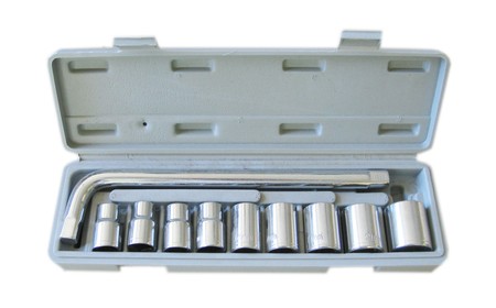 T-handle combination set, 10pcs.