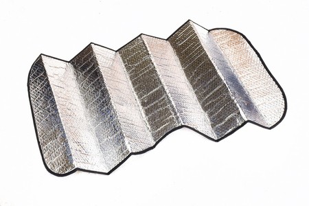 Max-Reflex XL, silver-reflective bubbles sunshade - 130x60 cm