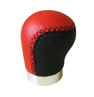 Gearbox knob, red/black
