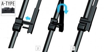 Fronw wiperblade set - OXIMO, 75cm+70cm 