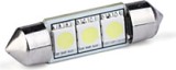 3LED (ERROR FREE) Plate number bulb C5W, 12V, (10x36mm)