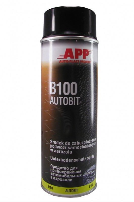 Underbody sealant - APP B100 (soft, black), 500ml.