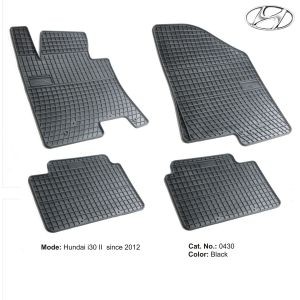 Rubber floor mats set Huyndai i30 (2013-2020)/ Kia Ceed (2013-2020)