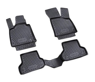 3D Rubber floor mat  set  Audi A3 (2007-2012) with edges 
