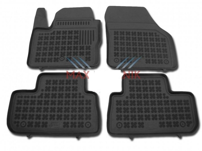 Rubber floor mats set  Land Rover Freelander (2007-2014) with edges