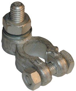 Battery clamp, -(negative)