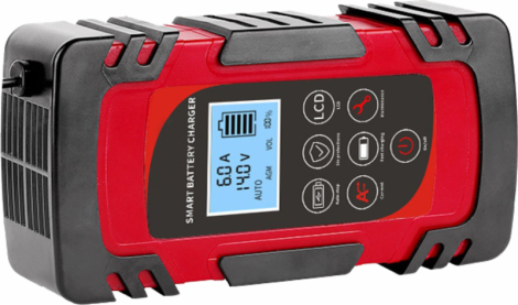Digital Car battery charger & conditioner, max.8A, 12/24V