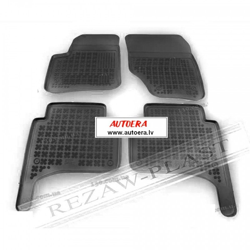 Rubber floor mats set Porsche Cayenne (2002-2010)/ VW Touareg (2002-2010)