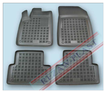 Rubber floor mat set Citroen C5 (2001-2008) with edges