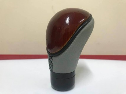 Gearbox knob, wood imitation
