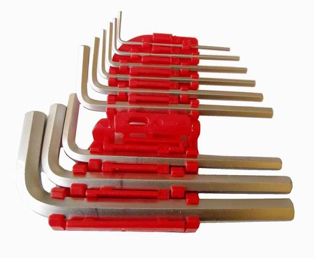 Hex key set, 9pcs.