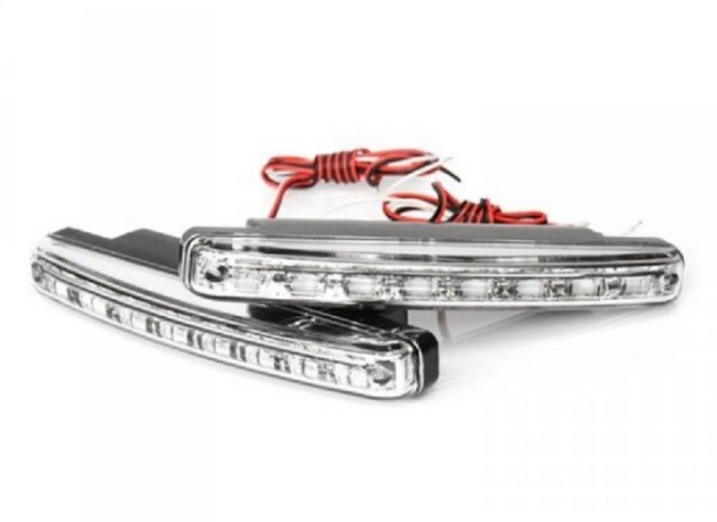 Daytime running lights 8LED, E4, white, 12V