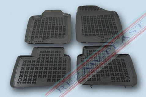 Rubber floor mat set Kia Optima (2010-2017) with edges