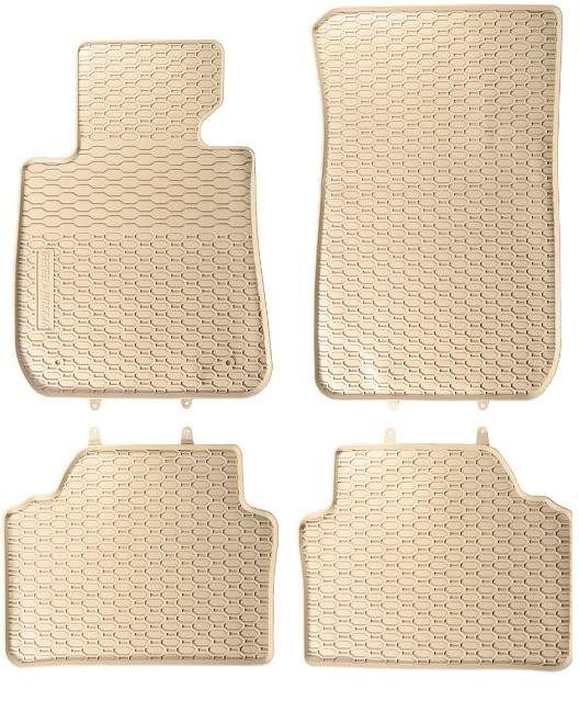 Rubber floor mats set BMW 3-serie E90/E91/E92 (2005-2012); F30/F31 (2012-)