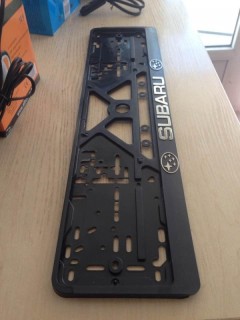 Plate number holder - SUBARU