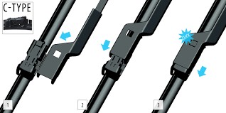 Front wiperblades by OXIMO for Citroen/Peugeot, 65+55cm