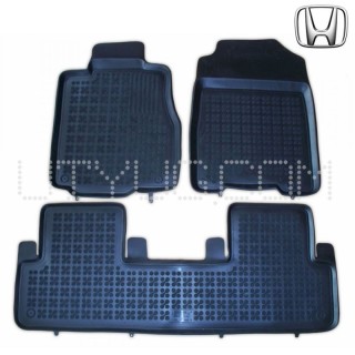 Rubber floor mats set Honda CRV (2013-2017), with edges