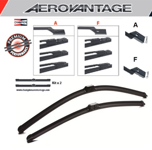 Fronw wiperblades - CHAMPION, 65cm+48cm
