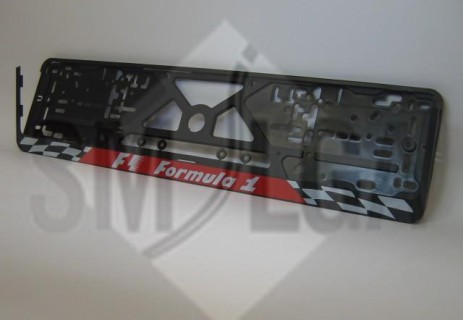 Plate number holder - Formula 1