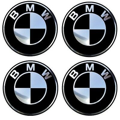ALLOY WHEEL TRIM CENTRE CAP DECAL LOGO - BMW, 64mm