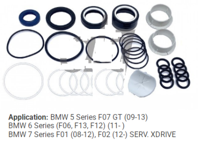 Steering rack repair kit for BMW 5-series F07 GT /6-series (F06, F13, F12) /7-series F01 (08-12), F02 (12-)