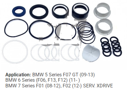Steering rack repair kit for BMW 5-series F07 GT /6-series (F06, F13, F12) /7-series F01 (08-12), F02 (12-)