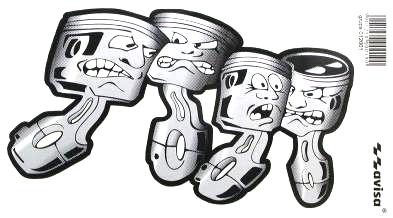 Auto tattoo "Angry valves"