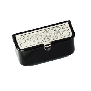 Ash tray with adhesive base