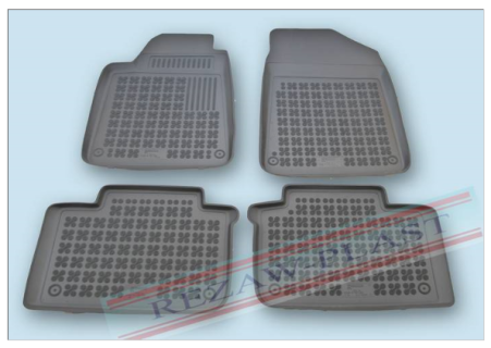 Rubber floor mat set  Citroen C6 (2005-) with edges