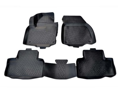 Rubber floor mats set   BMW 5-serie E60 (2003-2010)