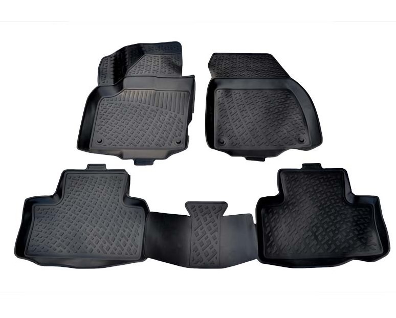 Rubber floor mats set   BMW 5-serie E60 (2003-2010)