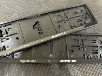 2pcs x Plate number holder - Mercedes-Benz AMG 