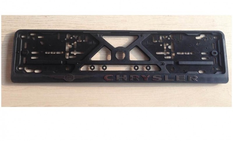 3D number plate holder - Chrysler