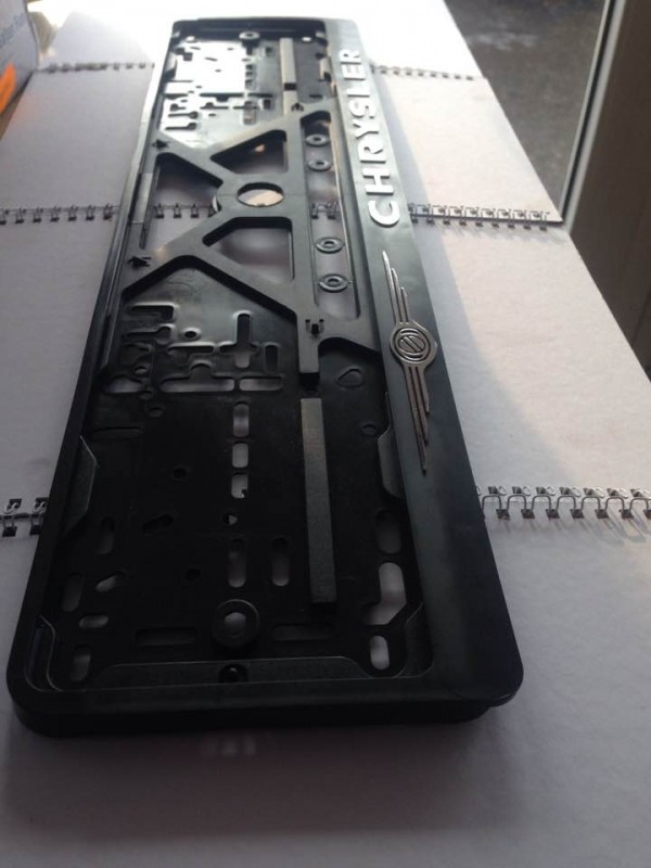 3D number plate holder - Chrysler