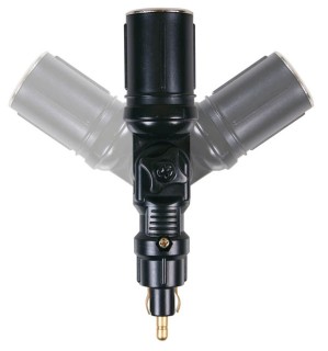 Adapter socket, 120° swivel joint 12/24V