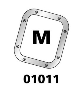 Gear shift frame - "M"