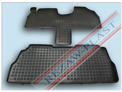 Rubber floor mat set Citroen Evasion (2002-) with edges