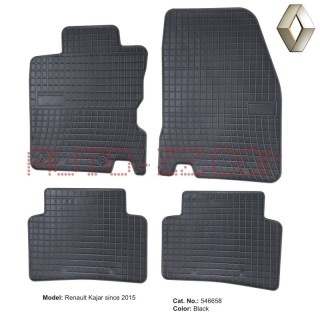 Rubber floor mats set  Renault Kadjar (2015-)