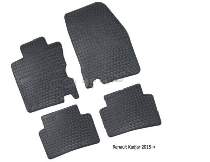 Rubber floor mats set  Renault Kadjar (2015-)